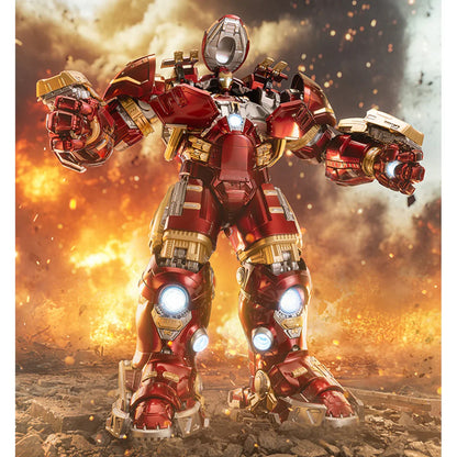 ZD Toys 1/10 Scale Marvel Iron Man MK44 1907-44 Hulkbuster Collectible Action Figure –With LED Light Function