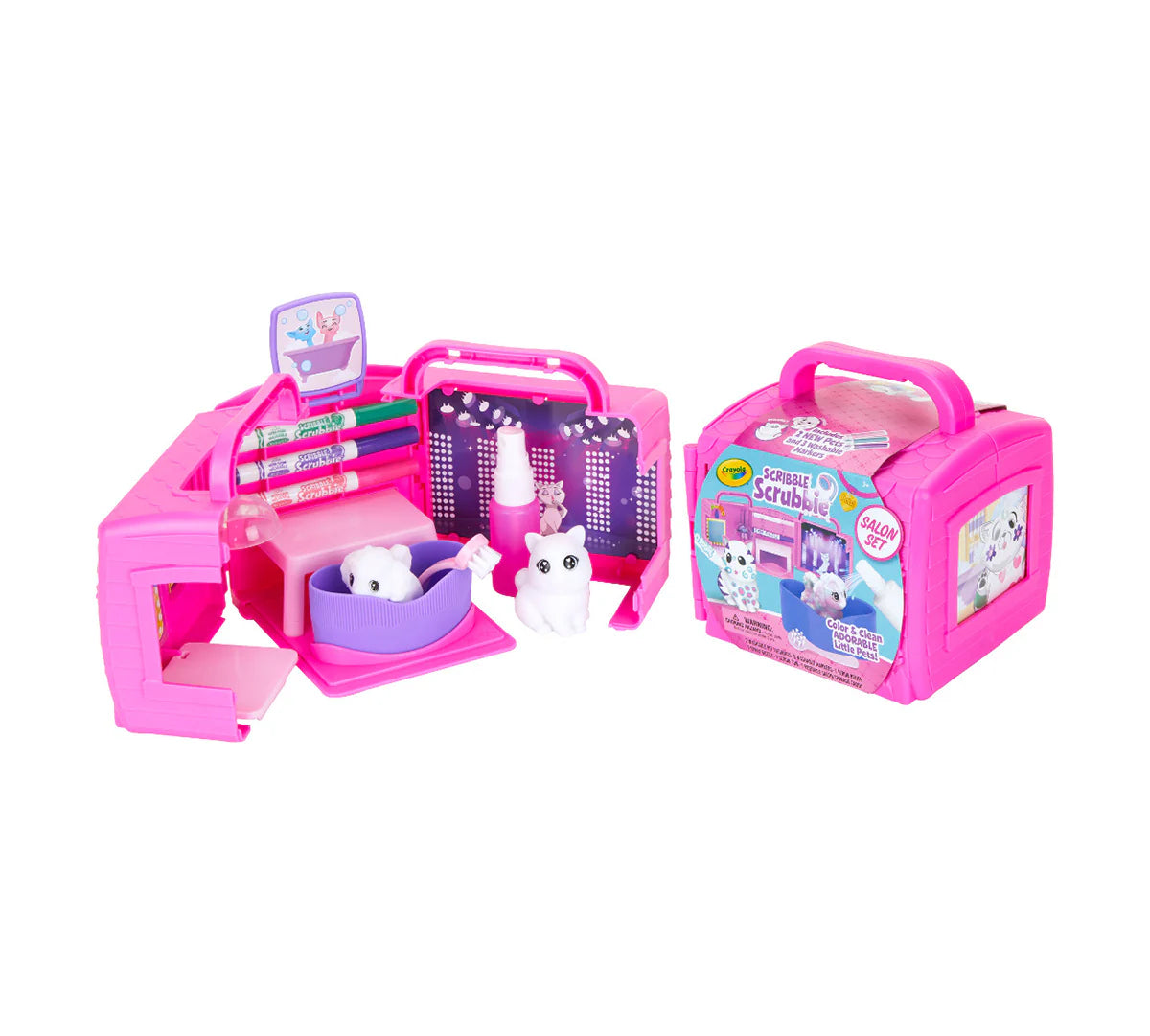 Scribble Scrubbie Pets Beauty Salon Playset | Crayola