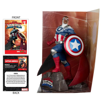 Marvel Collection – Captain America (All-New Captain America #1) Action Figure by McFarlane Toys - Jaiman Toys