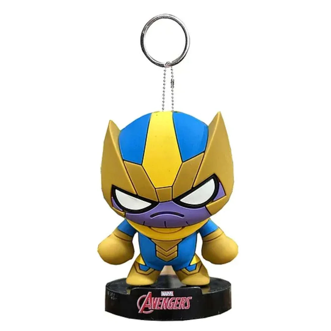 Marvel Thanos Drop-Glue Standing Figure Keychain – 3D Superhero Collectible