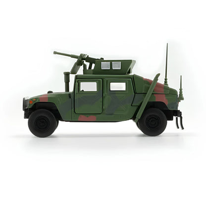 BMC Creations 1:64 HUMVEE 4-CT Military Vehicle Diecast Model | Premium Military Collectible with Accessories | Two Variants