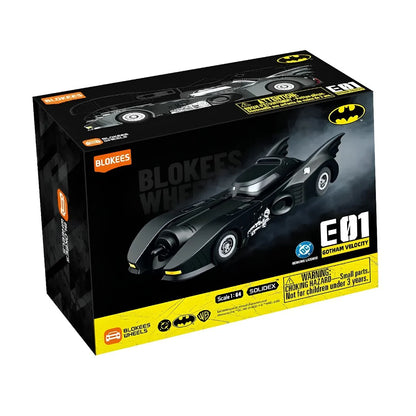 Blokees Wheels Batman E01 Gotham Velocity Collectible Vehicle Blind Box | DC Batman Mini Building Car