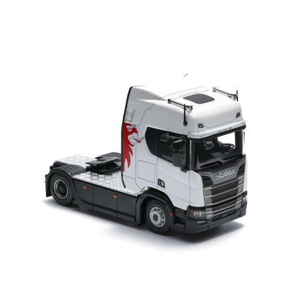 Masdi Diecast Scania R500 1:64 Scale Die-Cast Truck Model – Premium European Tractor Unit Collectible (White)