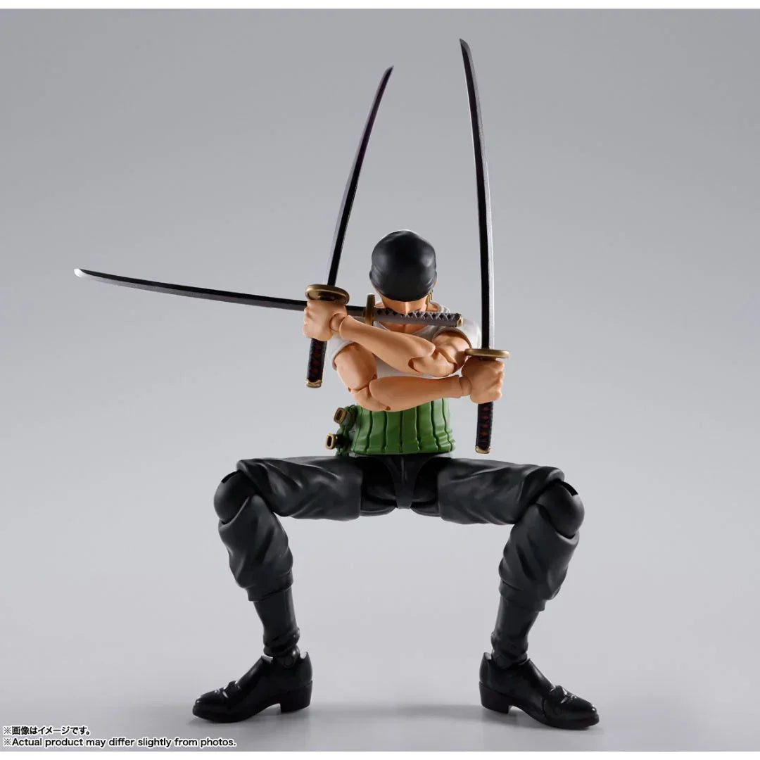 Roronoa Zoro (Romance Dawn Ver.) 5.7-Inch Figure by S.H.Figuarts Tamashii Nations - Jaiman Toys