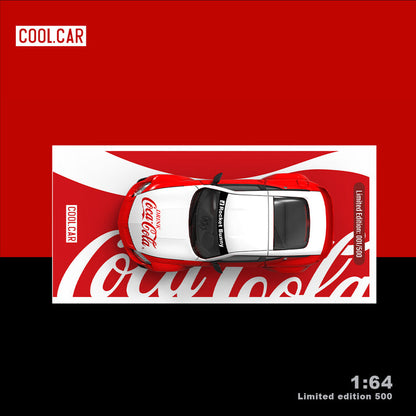 Cool Car 1:64 Nissan 400Z Coca-Cola Limited Edition Diecast Model Car | Set of 2 Variants with Figure