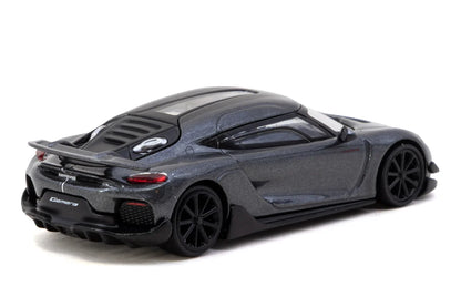 Tarmac 1:64 Works Koenigsegg Gemera Die-Cast Model Car – Metallic Grey