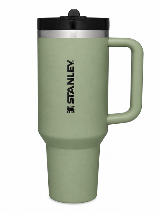 STANLEY The FlowState H2.0 Tumbler 1.18L (40 oz) Sage Green Stainless Steel Insulated Travel Mug with Handle & Lid