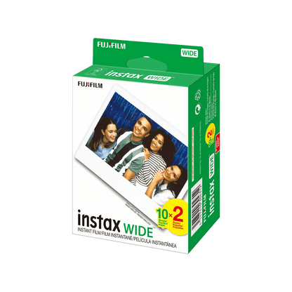 Fujifilm Instax Wide 400 Instant Camera Starter Kit Plus Green | Includes 20 Shots Film & Photo Album | Wide Format Instant Camera