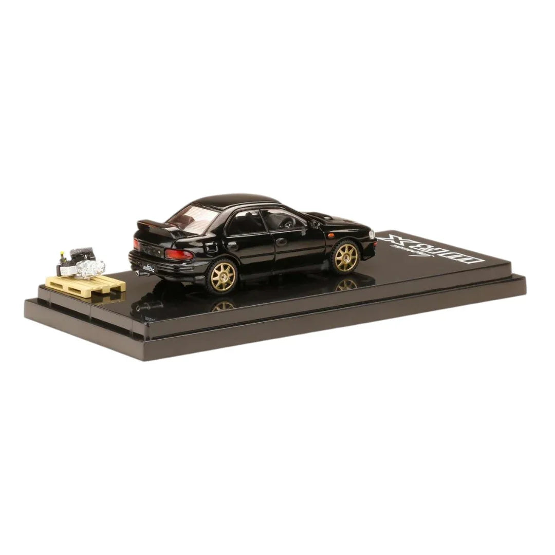 Hobby JAPAN 1:64 HJ642013BBK Subaru Impreza WRX With Engine - Jaiman Toys