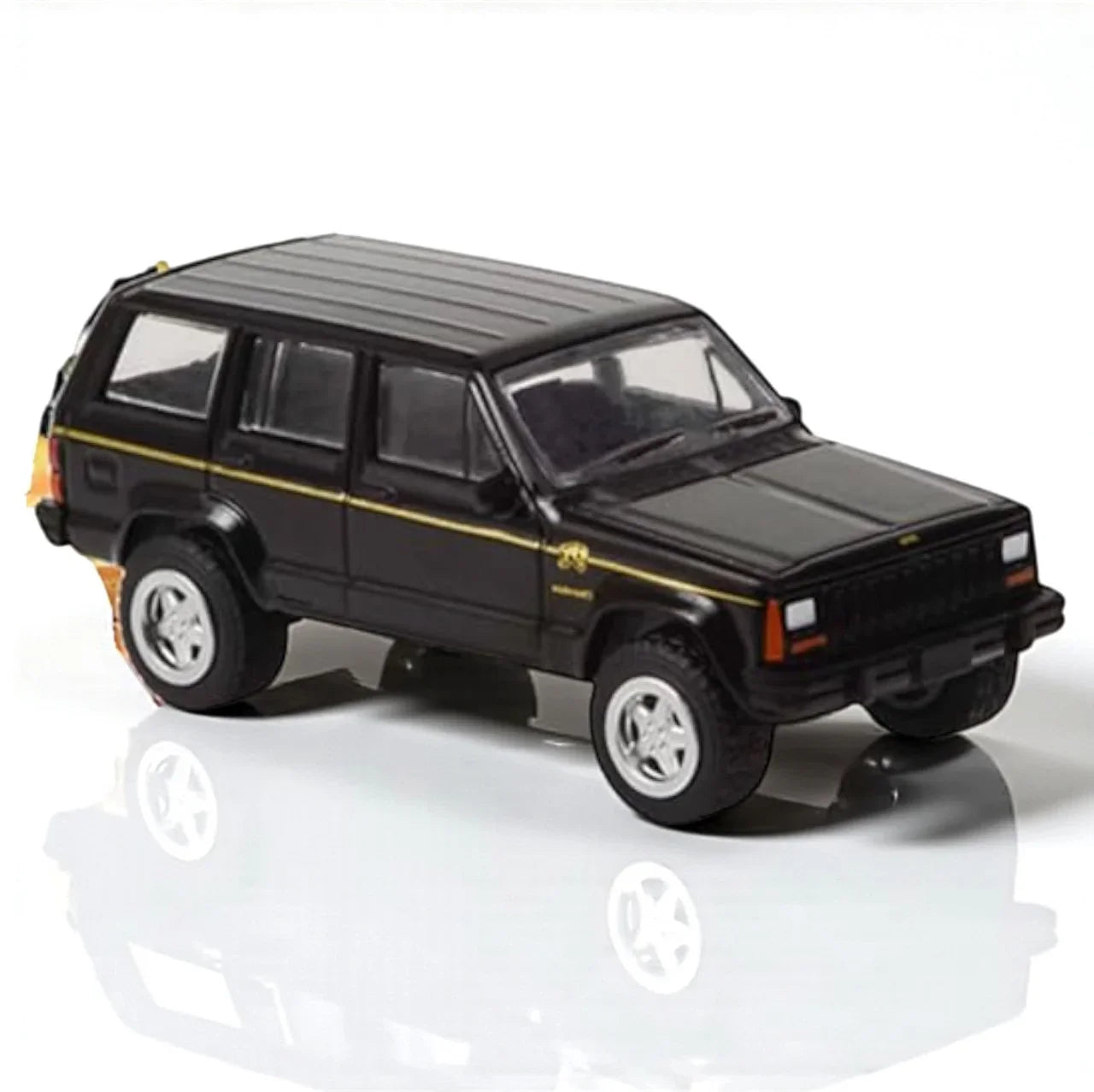 Greenlight Garbage Pail Kids – 1993 Jeep Cherokee with Tangled Tim Peelable Sticker (1:64 Scale Die-Cast)