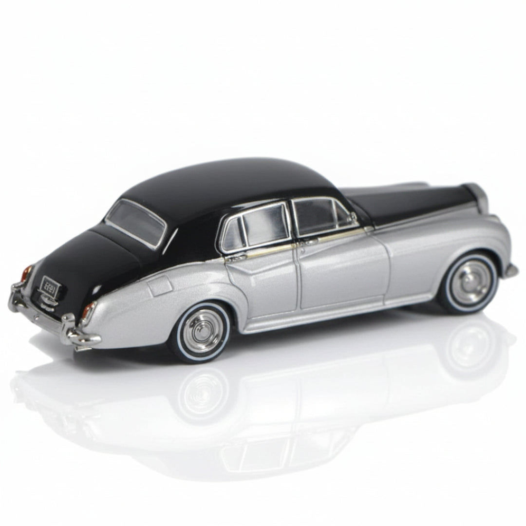 GFCC 1:64 Scale 1955 Rolls-Royce Cloud Black and Grey  Diecast Car Model