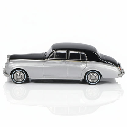 GFCC 1:64 Scale 1955 Rolls-Royce Cloud Black and Grey  Diecast Car Model