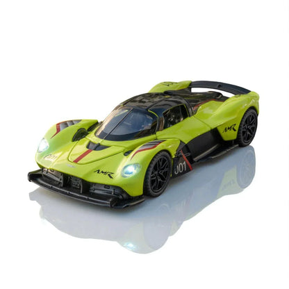 Joy Junction 1:32 Aston Martin Valkyrie Diecast Car Model- Lime Green-(JJ247) - Jaiman Toys