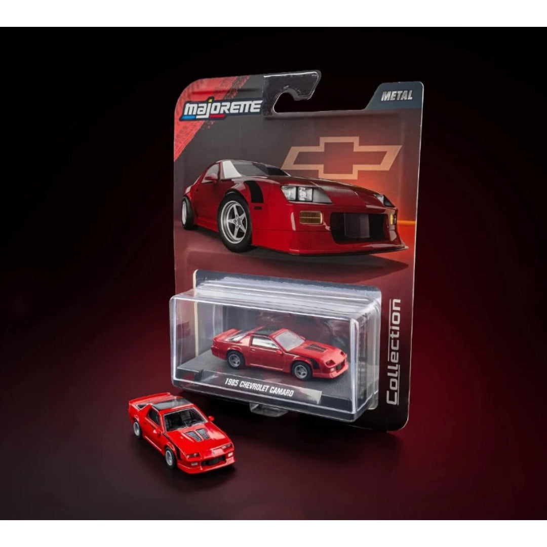 Majorette 1985 Chevrolet Camaro Red – Collection Series 1:64 Diecast Model Car