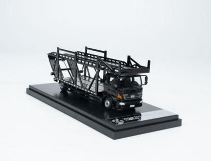 Tiny City Die-cast Model Car - HINO500 Covered Vehicle Transporter (Black)