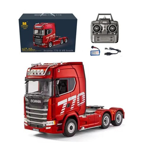 Huina 1501 Scania 770 S V8 1:18 Scale 19CH RC Tractor Truck with 2.4GHz Remote & LED Lights