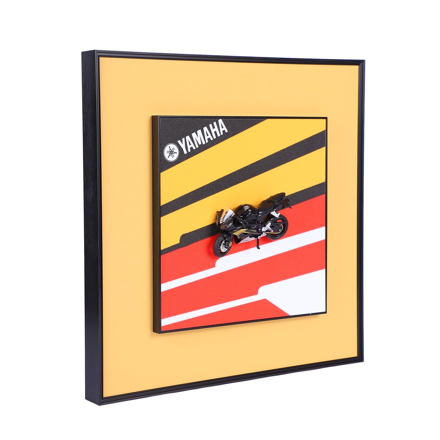 yamaha Die-Cast Model Bike Wall Frame: Showcase Your Collection with Style