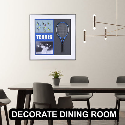 Serve Style: Tennis Racket Decorative Wall Frame - Ace Your Decor Game