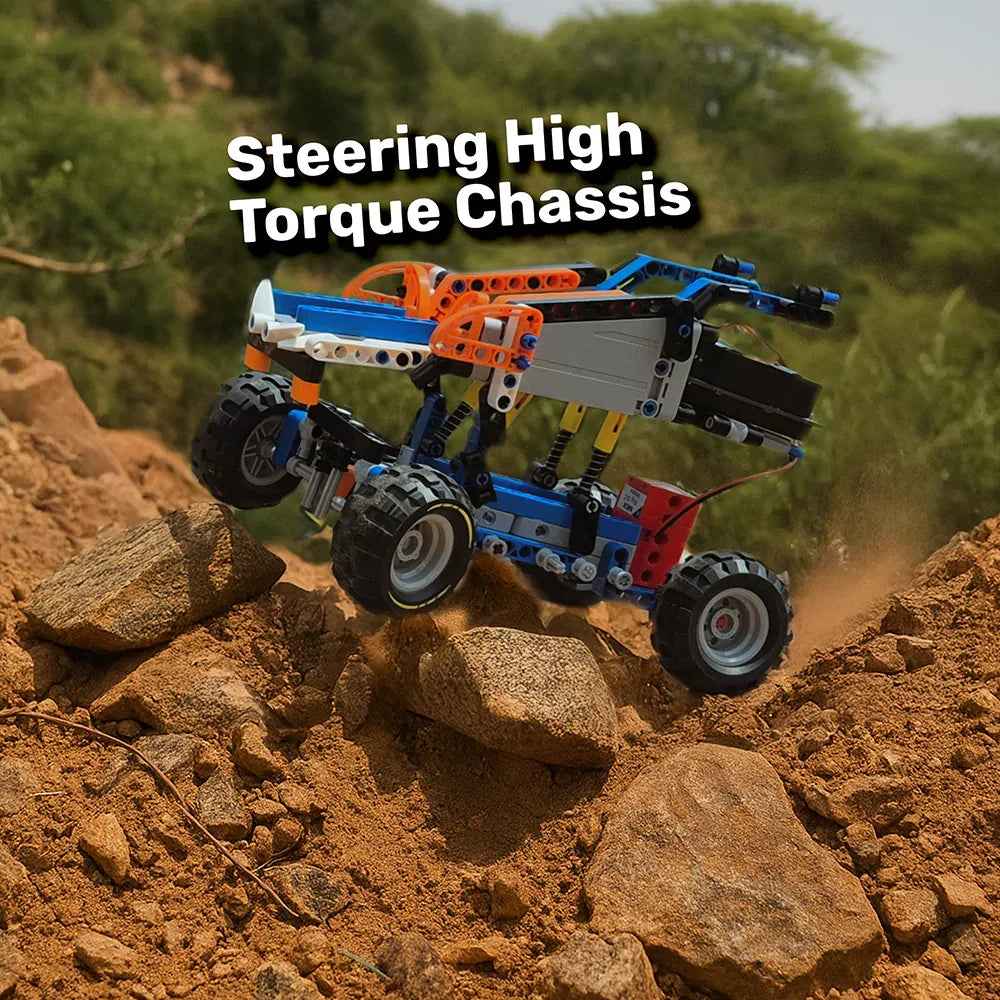 Avishkaar MEX 3-in-1 Monster Truck | Build, Code & Drive STEM Kit Ages 10-14