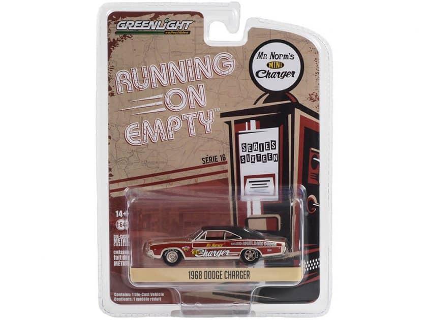 GreenLight  1:64 1968 Dodge Charger Mr. Norm’s Mini ChargerDiecast Car