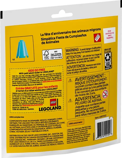 LEGO® 30715 Creator Cute Animal Birthday Party  | 64-Piece Building Toy | Ages 6+