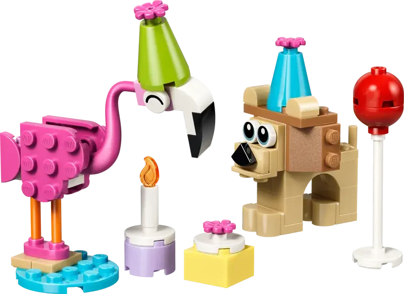 LEGO® 30715 Creator Cute Animal Birthday Party  | 64-Piece Building Toy | Ages 6+