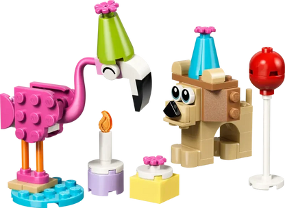 LEGO® 30715 Creator Cute Animal Birthday Party  | 64-Piece Building Toy | Ages 6+