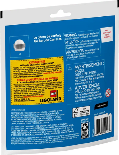 LEGO® 30719 City Go-Kart Racer | 48-Piece Building Toy | Ages 6+