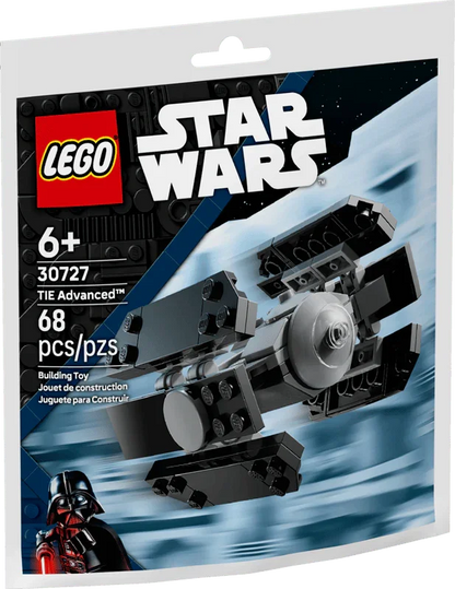 LEGO® 30727 Star Wars™ TIE Advanced™ Mini-Build | 68-Piece Building Toy | Ages 6+
