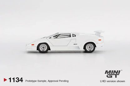 Mini GT 1:64 Racing Duo Set – Hyundai i20 N Rally1 #11 Rally Croatia 2023 Power Stage Winner + Lamborghini Countach 25th Anniversary White Diecast Model Cars