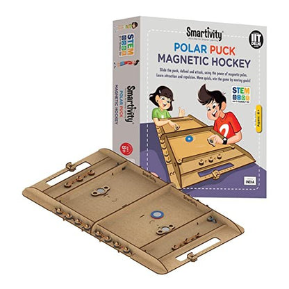 Smartivity Magnetic Hockey STEM DIY Fun Toys, Educational &amp; Construction based Activity Game for Kids 8 to 14, Gifts for Boys &amp; Girls, Made in India