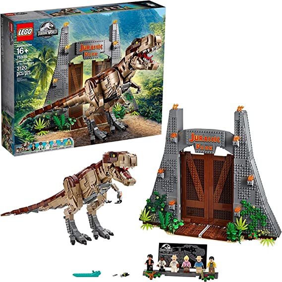 Lego 75936 Jurassic World Jurassic Park: T. rex Rampage Building Kit (3120 Pieces)