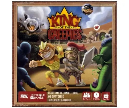 King of the Creepies Card Game – Combat Strategy Game for 2-6 Players | 30-60 Minutes