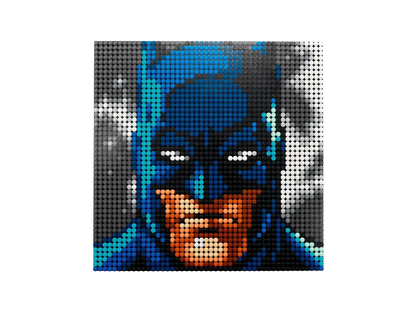 LEGO Art Jim Lee Batman Collection 31205 Canvas Wall Decor with The Joker or Harley Quinn, Crafts Xmas Gift Idea for Him, Her, Men, Women, DIY Poster, Big Set for Adults,