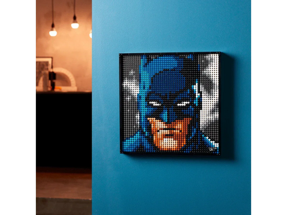 LEGO Art Jim Lee Batman Collection 31205 Canvas Wall Decor with The Joker or Harley Quinn, Crafts Xmas Gift Idea for Him, Her, Men, Women, DIY Poster, Big Set for Adults,