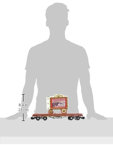 Bachmann Flat Car with Tableau Wagon Performing Elephants #107 | Large G Scale Rolling Stock