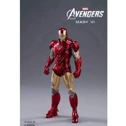 ZD Toys Ultimate Action Figure Iron Man Mark VI Action Figure – Light‑Up Armor Edition (1907-06) - Jaiman Toys