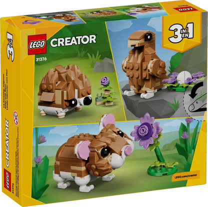 Lego 31376 Creator Cute Hamster With A Flower (166 Pieces)