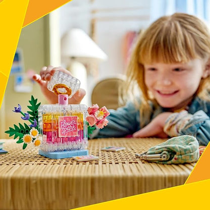LEGO Creator 3 in 1 Floral Decor Perfume Bottle - Building Toy for Girls and Boys, Ages 8+ - 31383