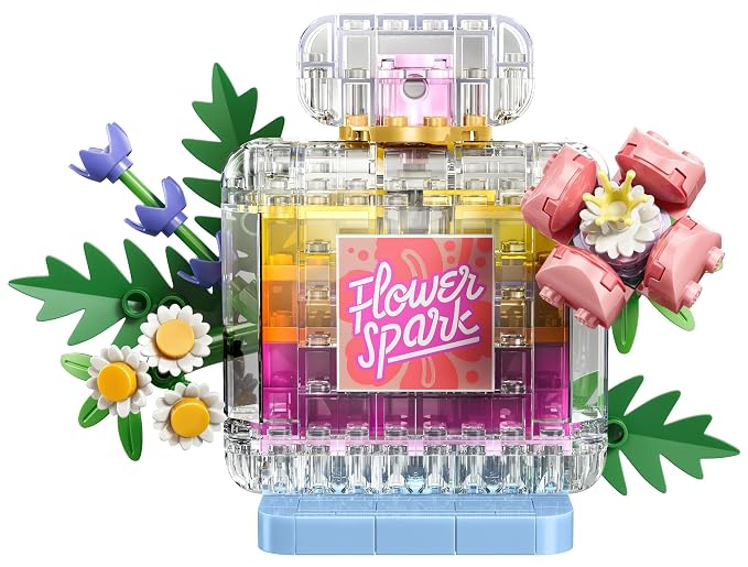 LEGO Creator 3 in 1 Floral Decor Perfume Bottle - Building Toy for Girls and Boys, Ages 8+ - 31383