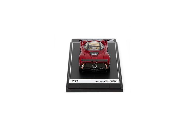 PosterCars 1:64 Pagani Zonda F Blister Pack – Rosso Dubi | Hypercar League Collection No.2 Diecast Model - Jaiman Toys