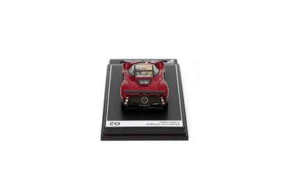 PosterCars 1:64 Pagani Zonda F Blister Pack – Rosso Dubi | Hypercar League Collection No.2 Diecast Model - Jaiman Toys