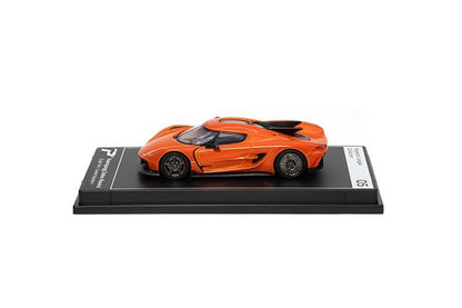 PosterCars 1:64 Koenigsegg Jesko Absolut (Orange) Blister Pack – Hypercar League No.5 | Premium Resin Sculpture for Collectors - Jaiman Toys