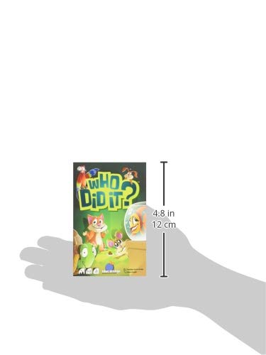 Blue Orange Who Did It? Card Game | Fast-Paced Family Party Game for Kids & Adults | Ages 6+ | 3-6 Players