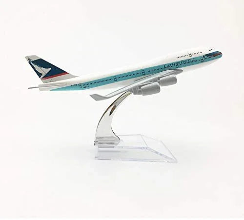 Collectible 1:400 Scale Aircraft Model Aeroplane – Catghay Pacific B747 (16 cm) - Jaiman Toys