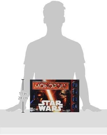 Monopoly Star Wars Edition – Hasbro Gaming | Galactic Property Trading Board Game | Episode VII & Legacy Tokens