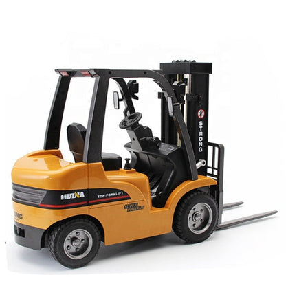 HUINA 1577 2026 1:14 RC Forklift | 14CH 2.4GHz Alloy Forklift with Lifting Forks, Grabber, Lights & Sound