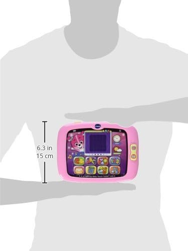 VTech Light-Up Baby Touch Tablet | Interactive Learning Tablet with Lights, Sounds, Music, Letters, Numbers & Pretend Apps | Pink