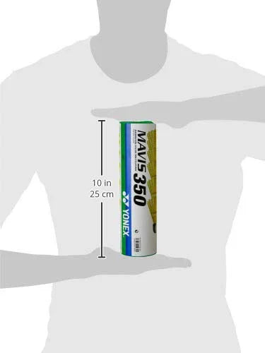 Yonex Mavis 350 Green Cap Nylon Shuttlecock (Yellow) - Jaiman Toys