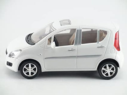 Centy Wheel Force Pull Back Action Ritz Die-Cast Toy Car | White | Friction Powered Mini Car | Realistic Model Vehicle for Kids 3+ Years & Collectors